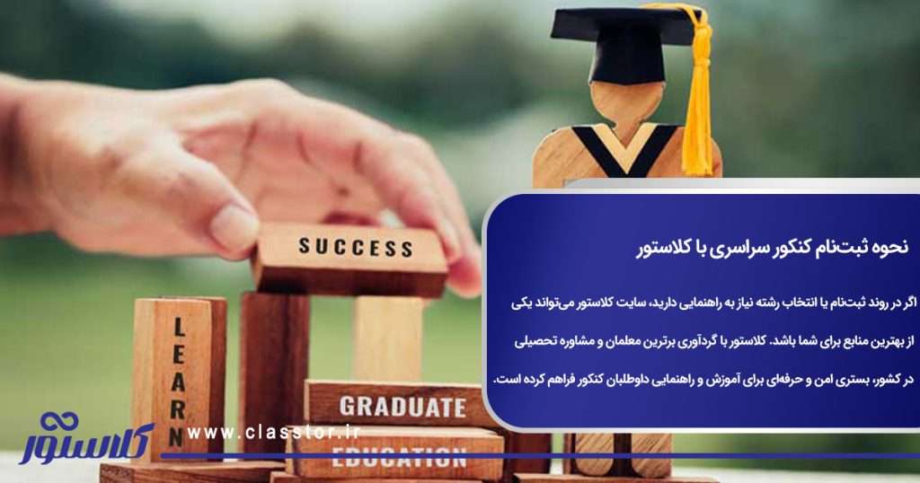 نحوه ثبتنام کنکور سراسری با کلاستور
